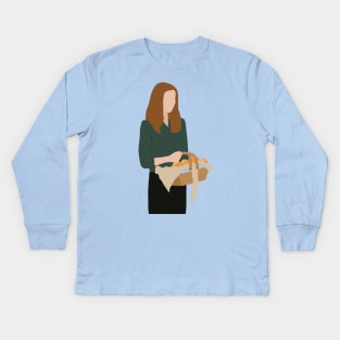 bree delivering muffins Kids Long Sleeve T-Shirt